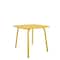 Cosco Novogratz Poolside Gossip Collection, June Outdoor/Indoor Square Dining Table, Yellow 88956YLW1E - alternate 2